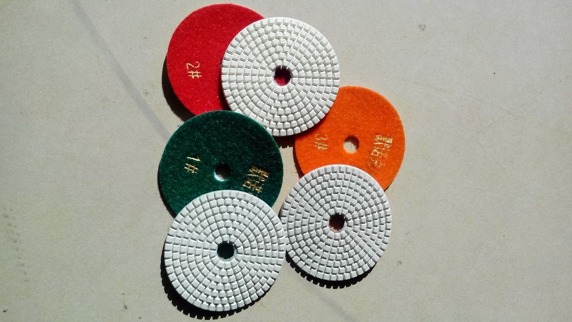 3 Steps Dry Diamond Polishing Pads Special OEM For Dry Polishing
