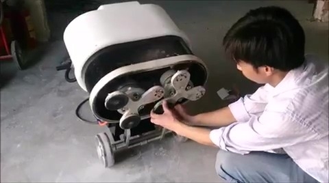1500Rpm V6 เครื่องบดพื้นหินอ่อน 310x550mm One Phase